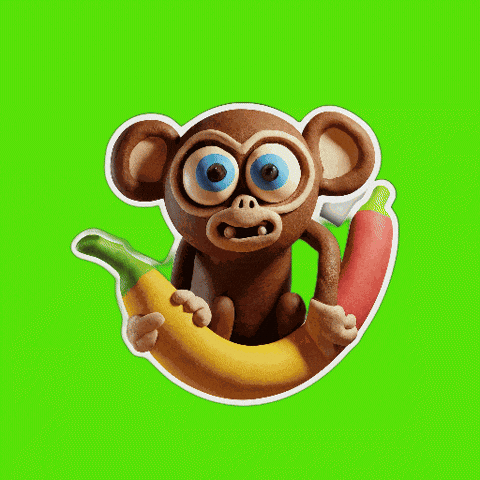 Hungry Monkey GIF