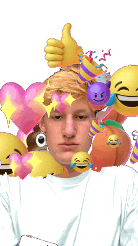 Emoji Easton Sticker