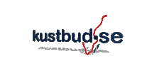 Kustbud logo boat turning kustbud Sticker