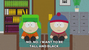 want to be black stan marsh GIF by South Park 
