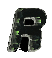 Glitch Alphabet Sticker by #BASILIO