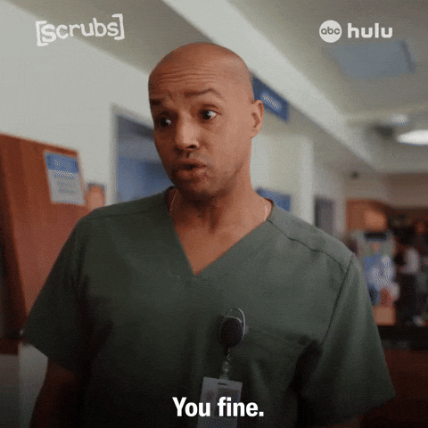 You Look Good Scrubs GIF by ABC Network