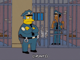 Episode 11 Jail GIF by The Simpsons