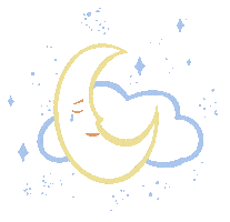 Sleepy Good Night Sticker