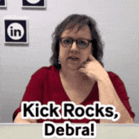 Go Away Office GIF by Caryn Terradas