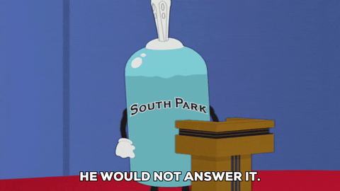 water bottle speech GIF by South Park 