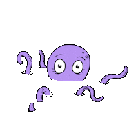 Sea Creature Swimming Sticker