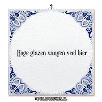 Humor Bier Sticker by Tegelspreuken.nl