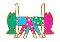 Happy Fish Sticker by Naoshi