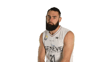 lionsdegeneve dancing basketball basket beard Sticker