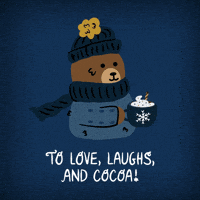 Freezing Hot Chocolate GIF by Jessica Lau