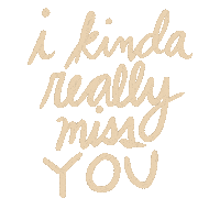 I Miss You Sticker by YŌBI