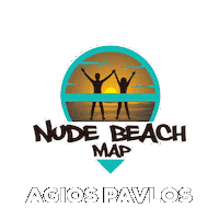 Agios Beach Sticker by nudebeachmap
