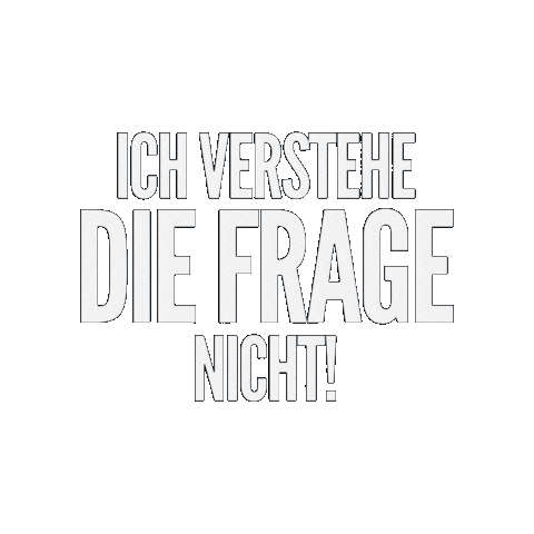 Keine Ahnung Frage Sticker by Stadtwerke Duisburg