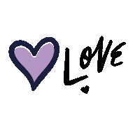 throughchristinaseyes love love heart black love christina Sticker