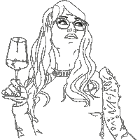 Illustration Wine Sticker by Weingut Masser