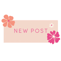 New Post Flowers Sticker by miekeschuurman