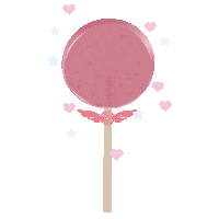 sugarpilots_denmark lollipop slik sugarpilots slikkepind Sticker