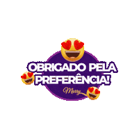 marrytecidos marry obrigado pela preferência marry decor marry tecidos Sticker