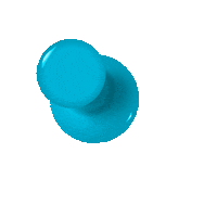 Tekua azul pin marcar tekua Sticker