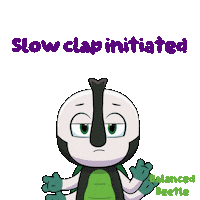 Bug Slow Clap Sticker by VeeFriends