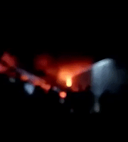Fire Burns Amid Disturbances at Refugee Camp on Greek Island of Chios