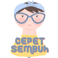 get well soon indonesia Sticker by ditut