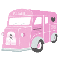 patisserieteemuaura helsinki pulla patisserieteemuaura camionette Sticker