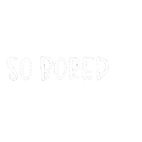 Bored Sticker