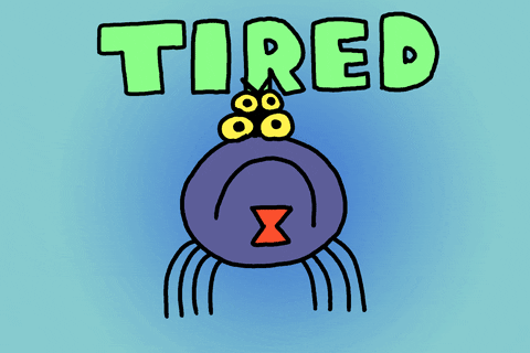 Tired Spider GIF by Studios 2016