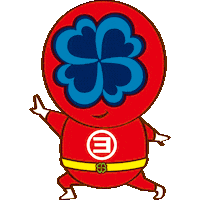 yotsubacycle red hero bicycle cycle Sticker