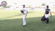 EvansvilleOtters baseball gameday pitcher warm up GIF