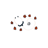 Flower Love Sticker by Arkala Studio