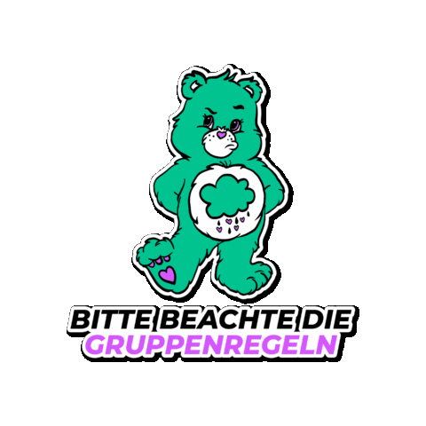 admin-hilfe giphygifmaker regeln gruppenregeln glücksbärchi Sticker