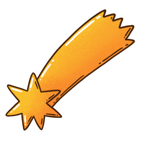 falling star Sticker