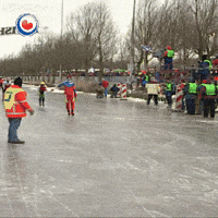 Ice Skating GIF by Omrop Fryslân