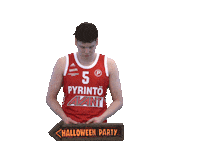 Basket_fi sport basketball halloween hoops Sticker