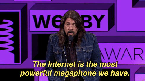 Foo Fighters Internet GIF by The Webby Awards