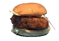 eszettla food yum burger dinner Sticker