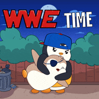 Roman Reigns Fighting GIF by Pudgy Penguins