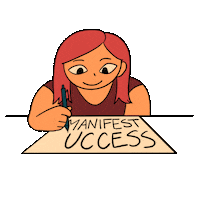 Illustration Manifest Sticker by Julie.VanGrol