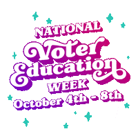 Voting Voter Registration Sticker by INTO ACTION