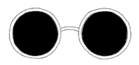 glasses wiggle Sticker