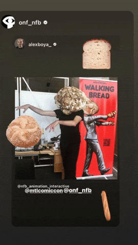 Walking Bread GIF by Alex Boya