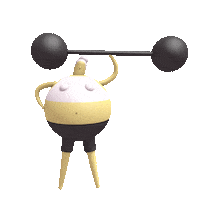 Work Out Fitness Sticker by Milk and peppers