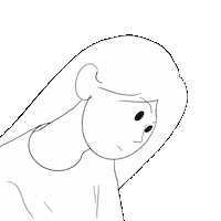 25612561 tired feel missyou คดถง Sticker