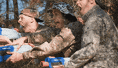OfficeJoeDJM scream war attack paint GIF