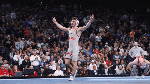 Ohio State Wrestling GIF by Ohio State Athletics