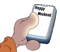 Friday Weekend Sticker by Elnaz  Abbasi