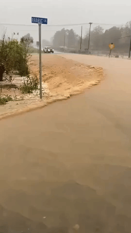 Major Flooding From Storm Zeta Hits Elkin, North Carolina